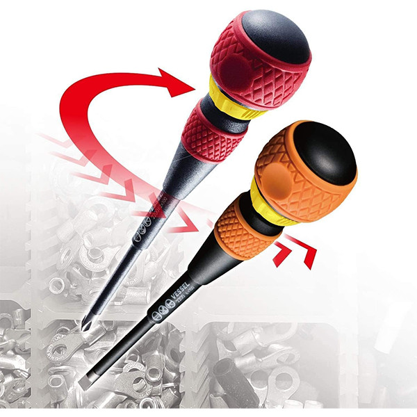 پیچ گوشتی چهارسو وسل مدلballgrip2200(Ph2x100) سایز 100 میلی متر