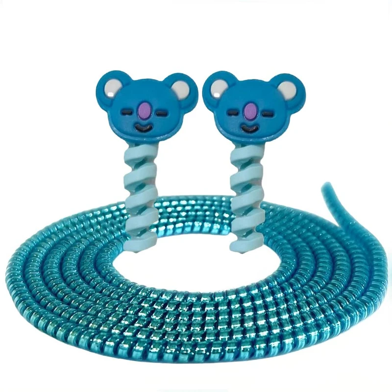 محافظ کابل شارژ و هندزفری طرح کوالا مدل GHJ55 بسته سه عددی 