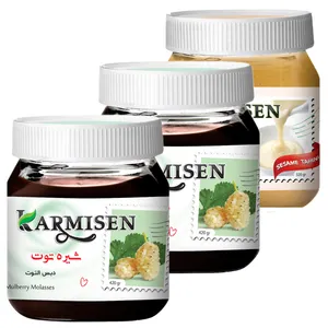 شیره توت و ارده ممتاز کارمیسن - 420 گرم مجموعه 3 عددی