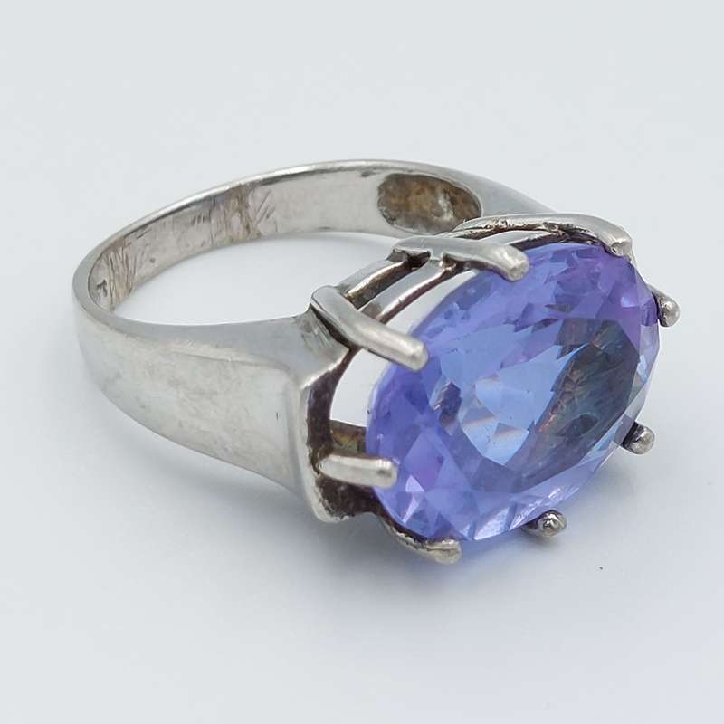 انگشتر نقره زنانه مدل جواهری کد 20578