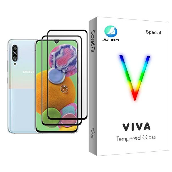محافظ صفحه نمایش جانبو مدل Viva Glass MIX002 مناسب برای گوشی موبایل سامسونگ Galaxy A90 5G بسته دو عددی