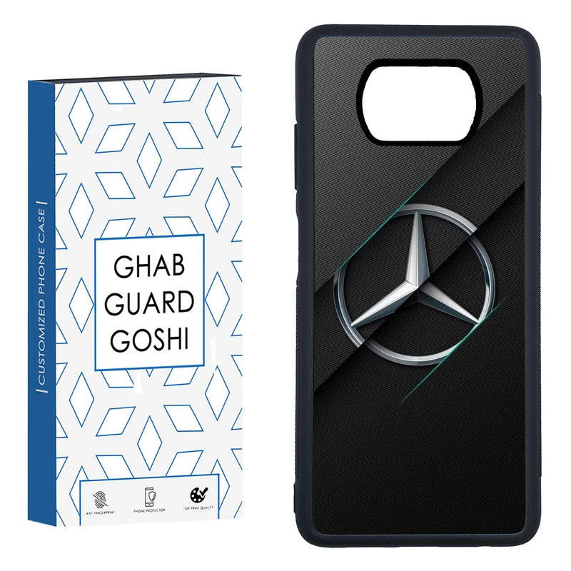 کاور قاب گارد گوشی طرح بنز کد FB-1072 مناسب برای گوشی موبایل شیائومی poco x3 / x3 nfc 