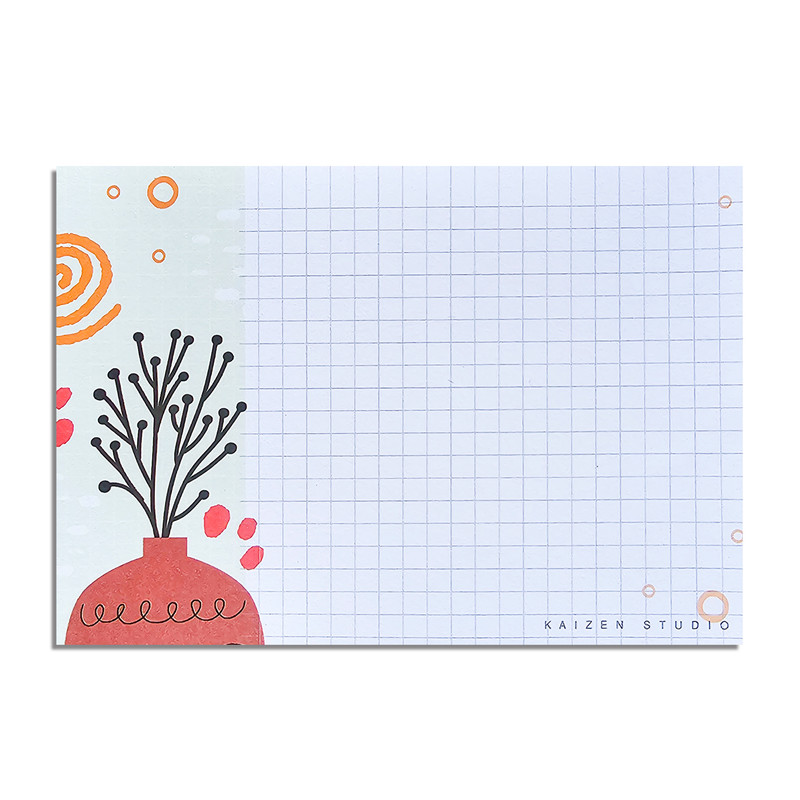 کاغذ یادداشت  کایزن طرح plant کد 002