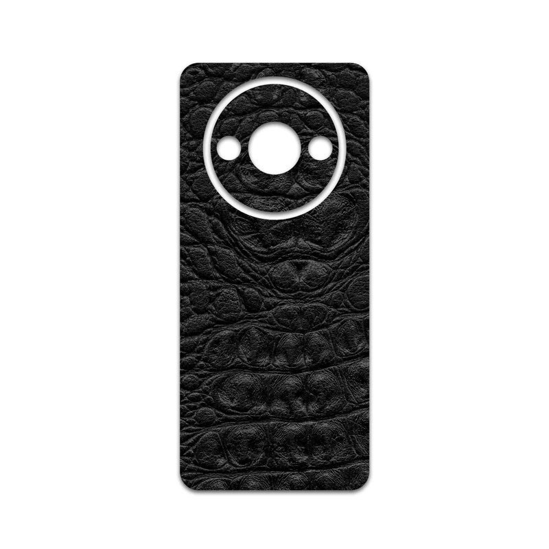 برچسب پوششی ماهوت مدل Black-Crocodile-Leather مناسب برای گوشی موبایل شیائومی Redmi A3