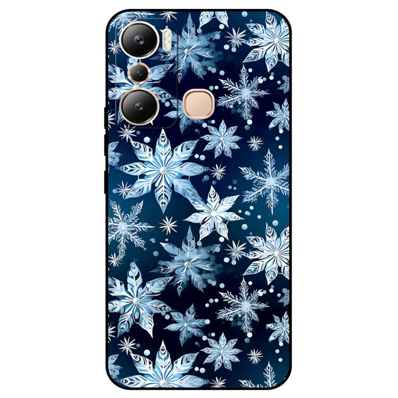کاور مگافون طرح برف مدل 2824 مناسب برای گوشی موبایل اینفینیکس Hot 20i