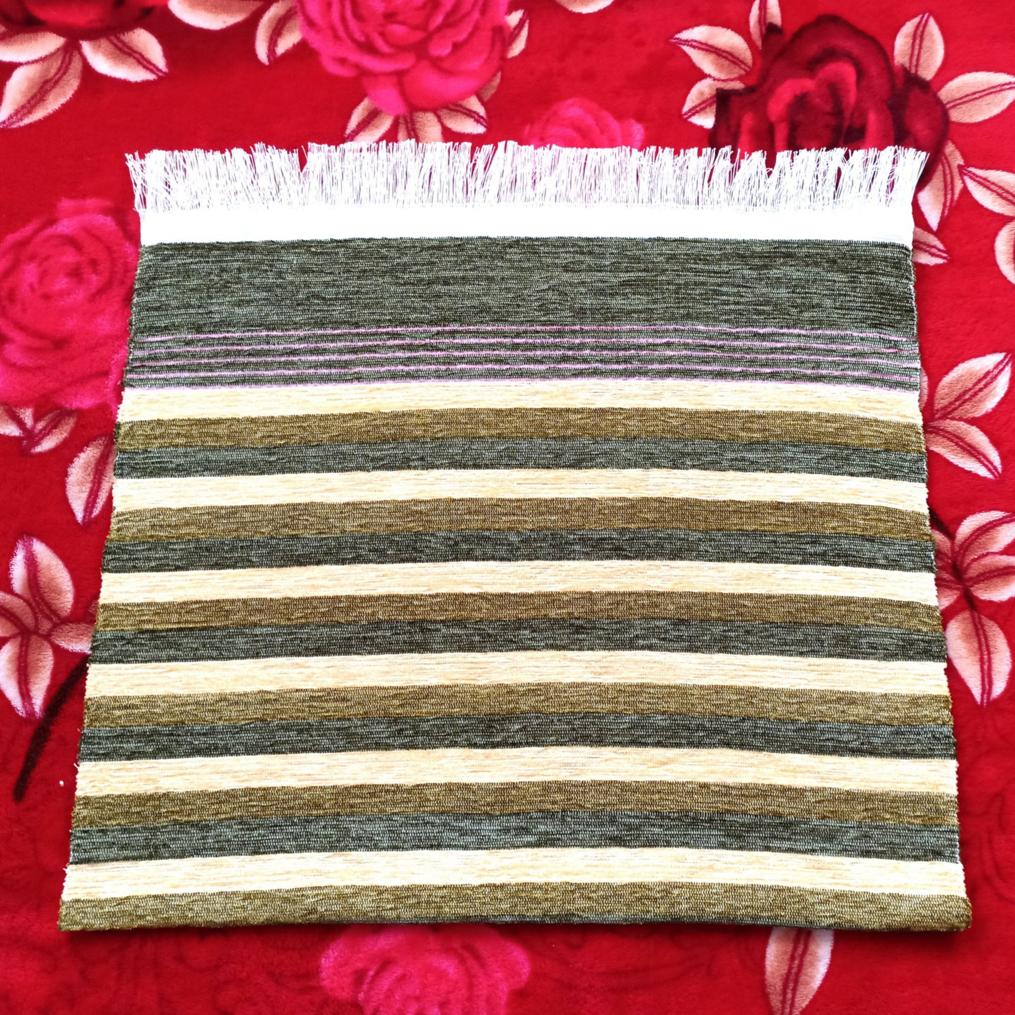 حوله محلی سنتی مدل دستبافت مخمل کد 22  بسته 6 عددی