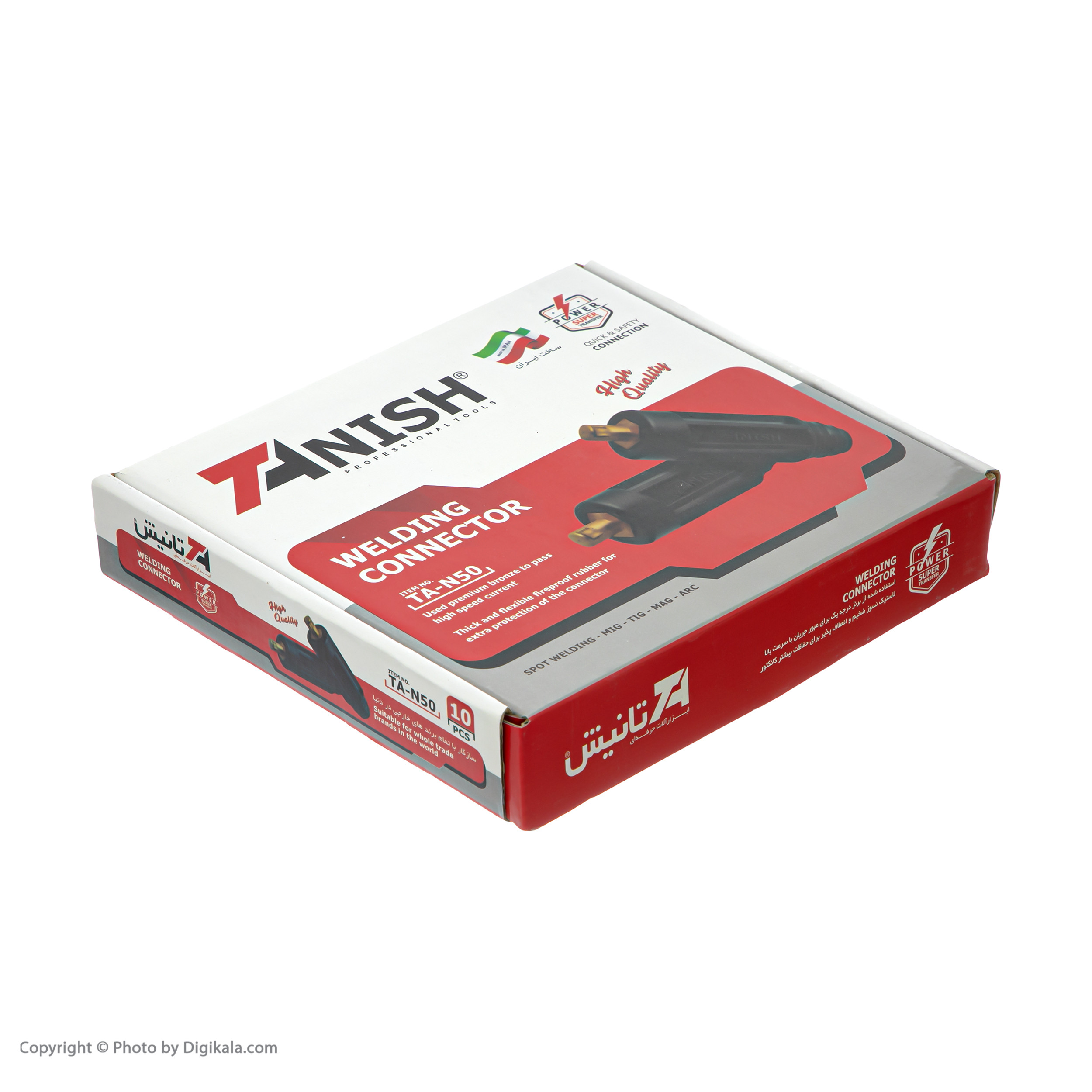 کانکتور نری دستگاه جوش تانیش مدل TA-N50 سایز 50 بسته 10 عددی