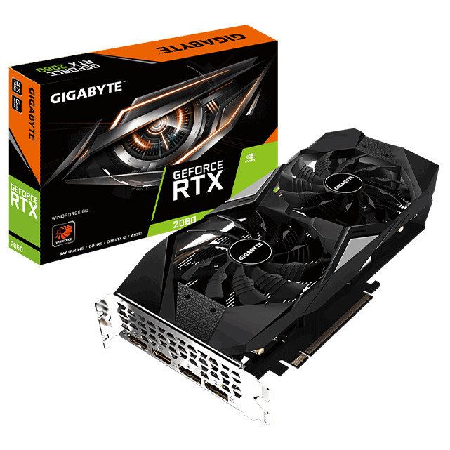 کارت گرافیک گیگابایت مدل RTX™ 2060 WINDFORCE 6G