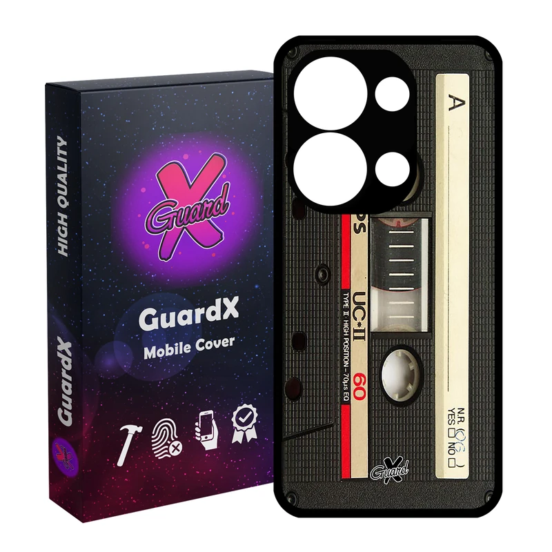 کاور گارد ایکس طرح Cassette مدل Glass10063 مناسب برای گوشی موبایل شیائومی Redmi Note 13 Pro 4G / Poco M6 Pro 4G
