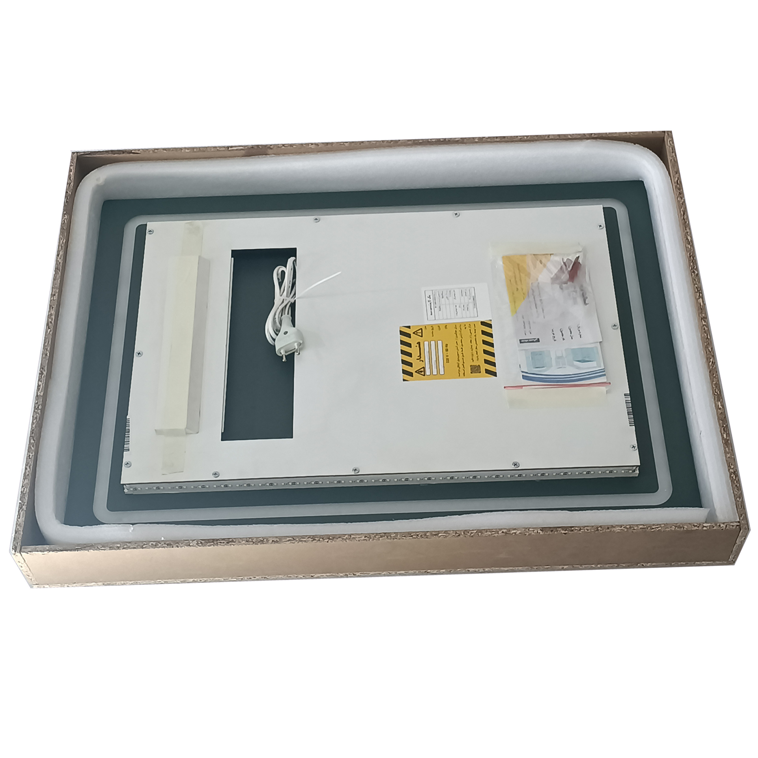 آینه بک لایت آسان نصب فارابی مدل تک تاچ کد CR14T131/1