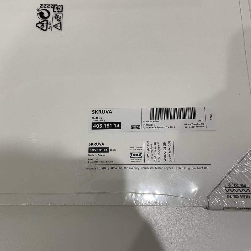 تخته سیاه ایکیا مدل SKRUVA سایز 30x40 سانتی متر