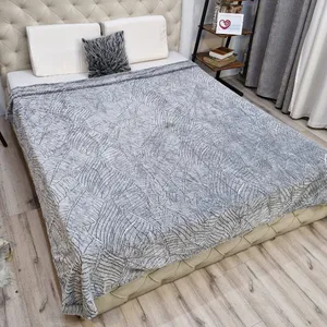 پتو مسافرتی مدل شب نما حوله ای سایز 185x200 سانتی متر