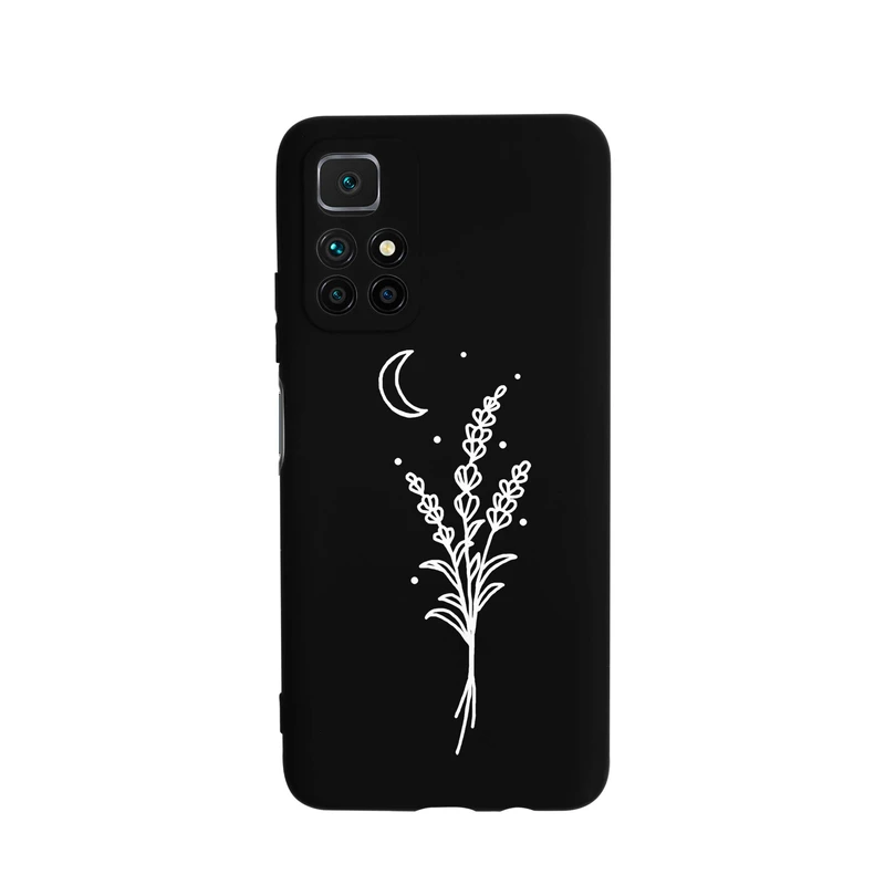 کاور قاب گارد طرح گل و ماه کد s10197 مناسب برای گوشی موبایل شیائومی Redmi 10 / Redmi 10 Prime