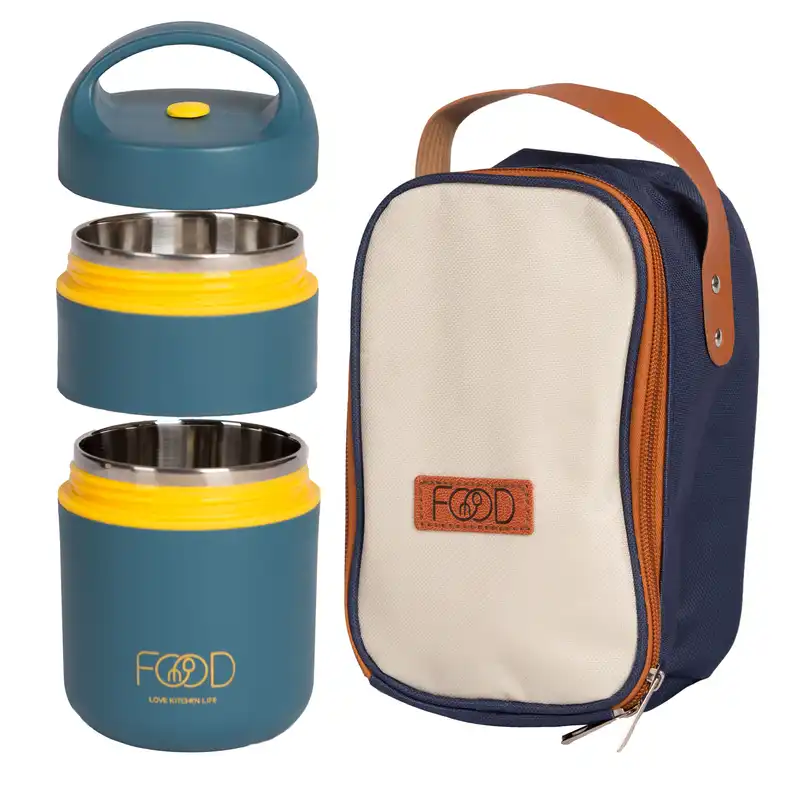 ظرف غذای کودک مدل دو طبقه دیانا بسته 5 عددی