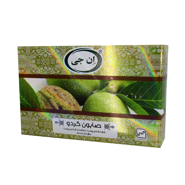  صابون شستشو ان جی مدل گردو وزن 100 گرم
