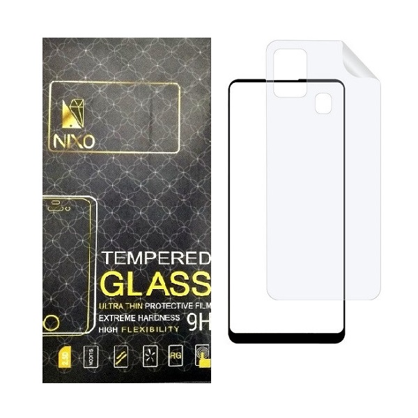 محافظ صفحه نمایش نیکسو مدل 2FN مناسب برای گوشی موبایل سامسونگ Galaxy A21s به همراه محافظ پشت گوشی