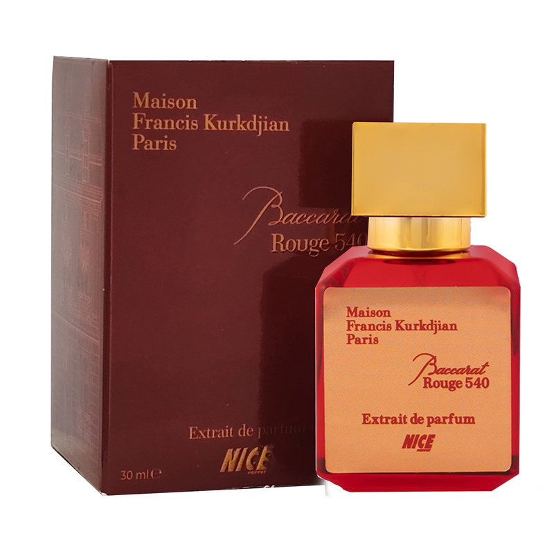 عطر جیبی زنانه نایس پاپت مدل Baccarat Rouge 540 حجم 30 میلی لیتر