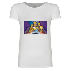 تی شرت آستین کوتاه زنانه مدل سیمپسون