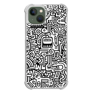 AKAM AMC-WTA13-DOODLE15 Cover For Apple iPhone 13