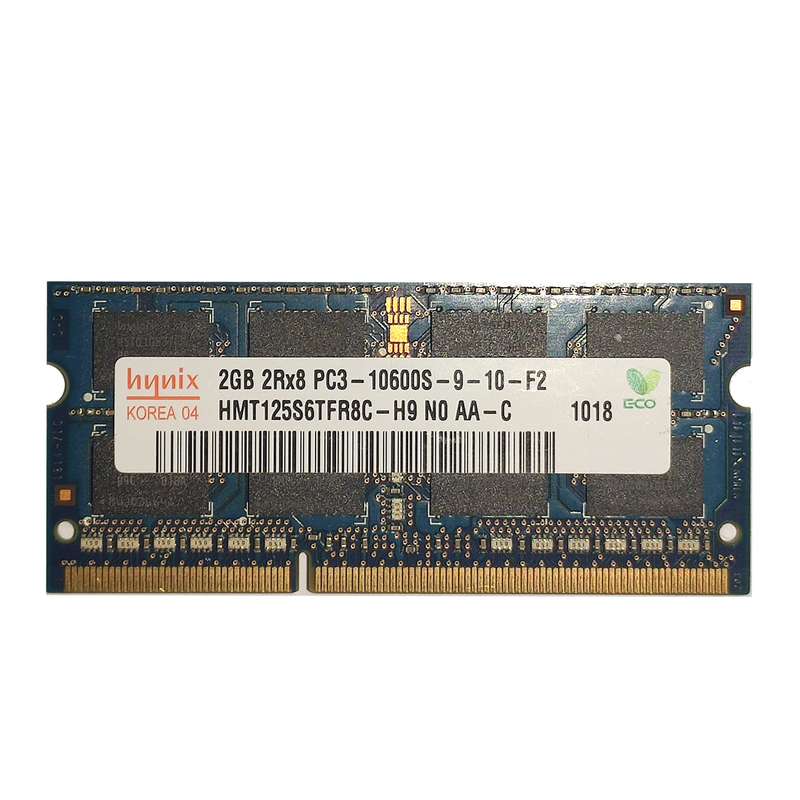 رم لپ تاپ DDR3 تک کاناله 1333 مگاهرتز CL11 هاینیکس مدل 10600s ظرفیت 2 گیگابایت رم لپ تاپ DDR3 تک کاناله 1333 مگاهرتز CL11 هاینیکس مدل 10600s ظرفیت 2 گیگابایت