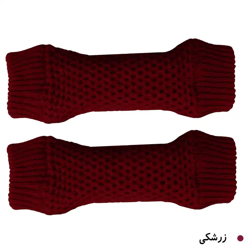 دستکش بافتنی زنانه مدل کشباف کد Q14