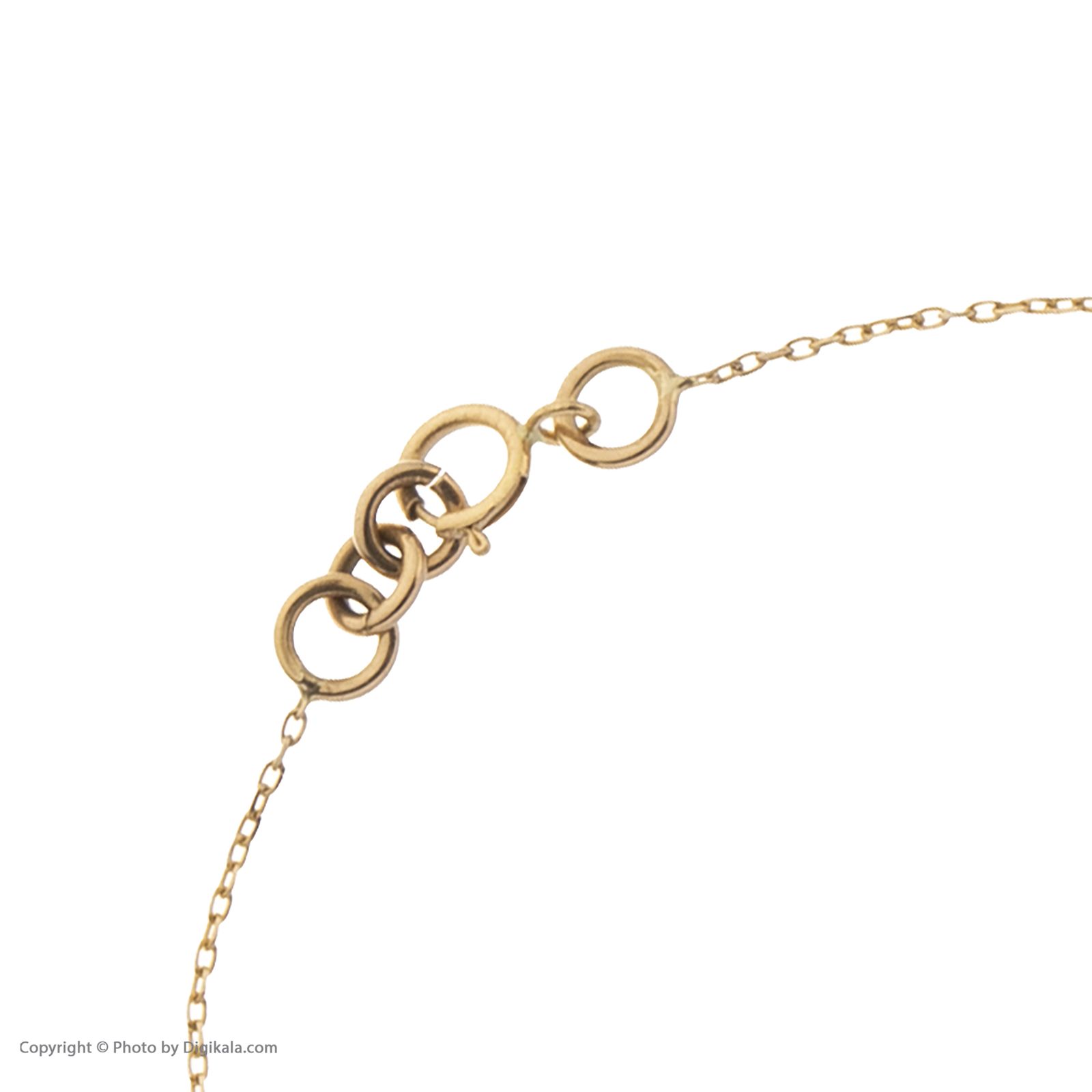 دستبند طلا 18 عیار زنانه سنجاق مدل X085087 -  - 4