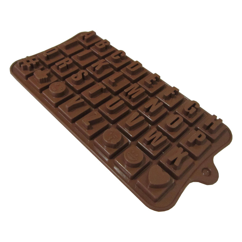 قالب شکلات مدل حروف انگليسيb58