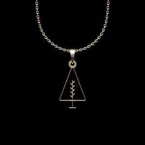 گردنبند طلا 18 عیار زنانه مدوپد مدل درخت کد L2-1-1028