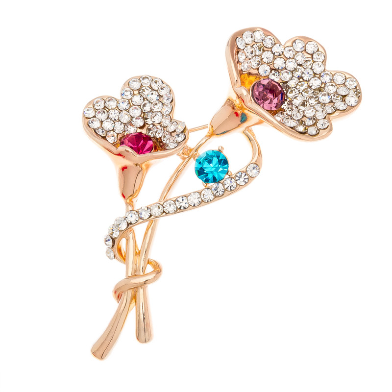 گل سینه طرح گل شیپوری کد G1116 گل سینه طرح گل شیپوری کد G1116