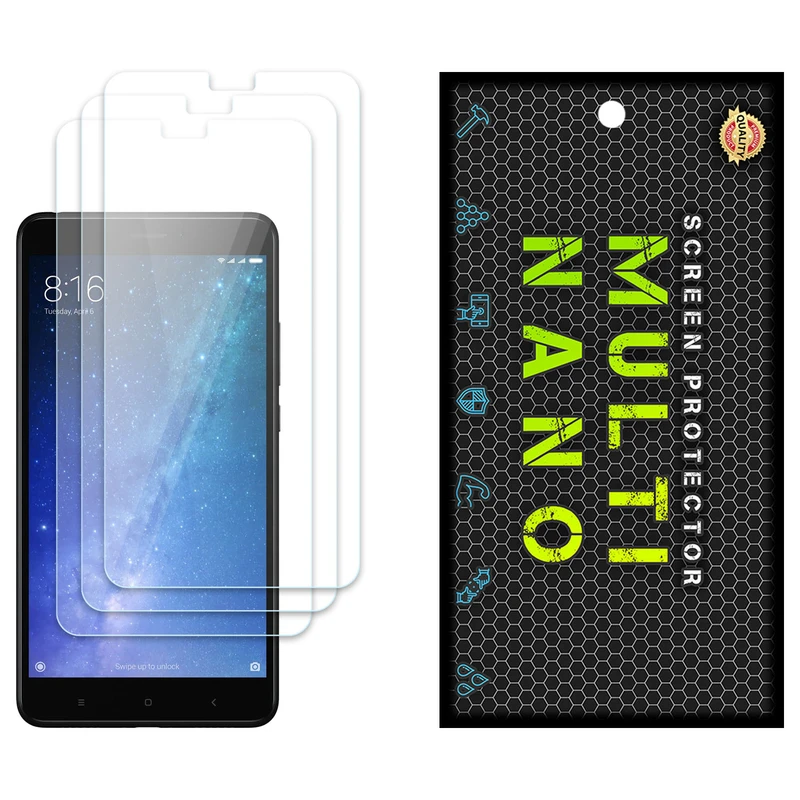 محافظ صفحه نمایش مولتی نانو مدل X-S3N مناسب برای گوشی موبایل شیائومی Mi Max 2 بسته سه عددی