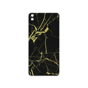 MAHOOT  Graphite-Gold-Marble Cover Sticker for HTC Desire 816