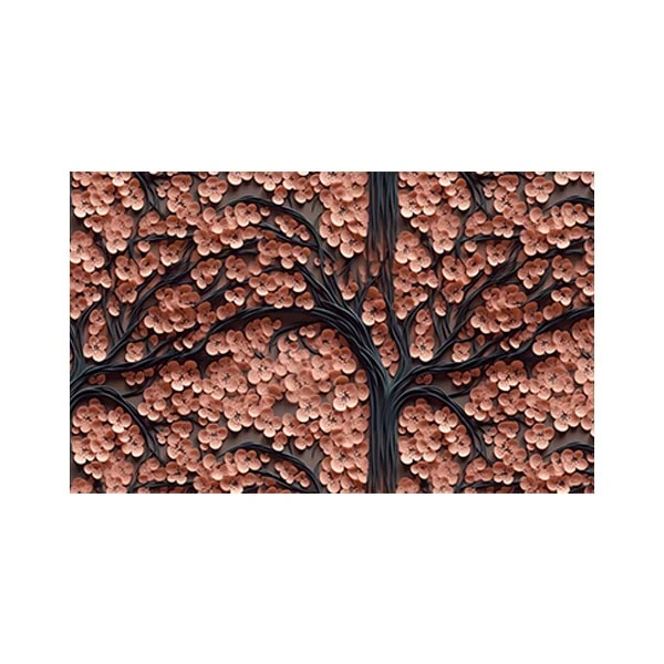  پادری مدل گل و طبیعت کد M35M001-MF0108 سایز 76x46 سانتی متر