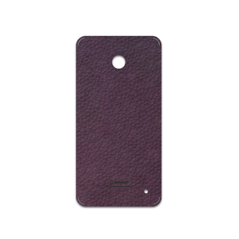 برچسب پوششی ماهوت مدل Purple-Leather مناسب برای گوشی موبایل نوکیا Lumia 630