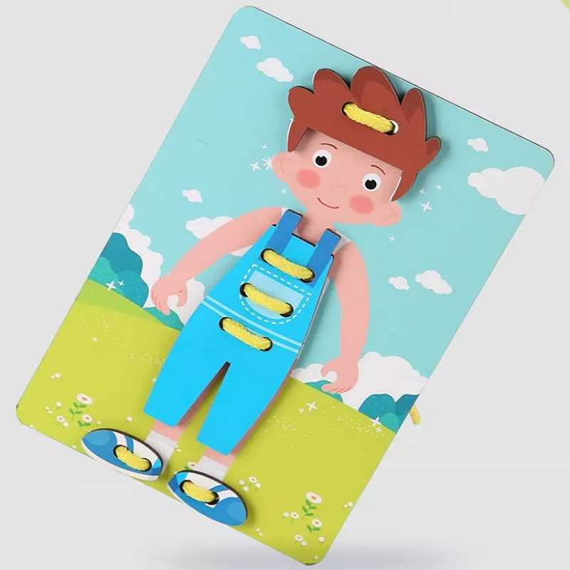 بازی آموزشی مدل بازی مونته سوری دوخت لباس