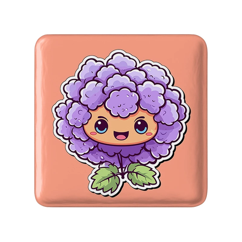 پیکسل خندالو طرح گل و گیاه مدل مربعی کد 36628