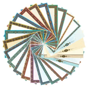 کاغذ تذهیب A4 خانه تذهیب کد A424 مجموعه 24 عددی