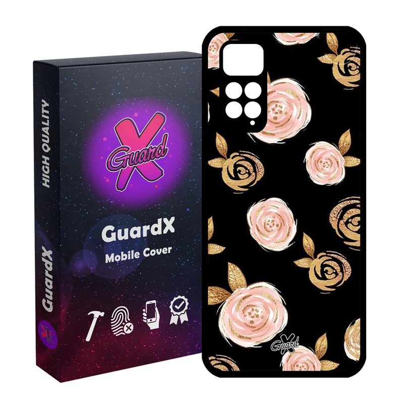 کاور گارد ایکس طرح Flower مدل Glass10105 مناسب برای گوشی موبایل شیائومی Redmi Note 11S/ Note 11 4G