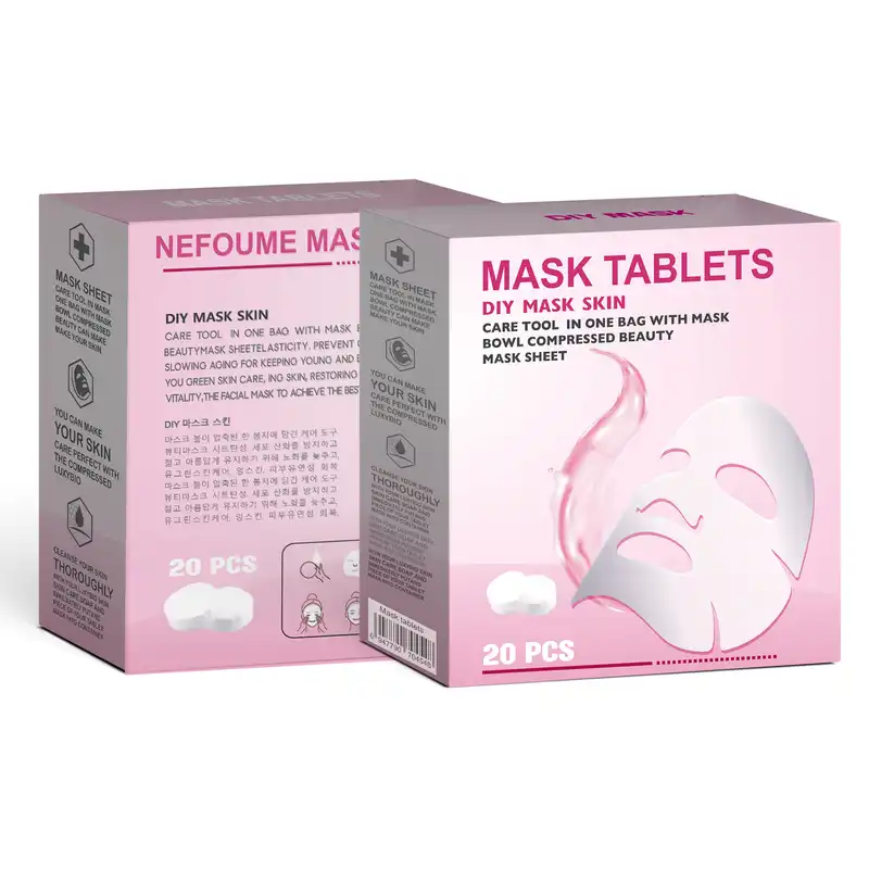 قرص ماسک ورقه ای صورت تابلتس مدل tablets بسته 20 عددی