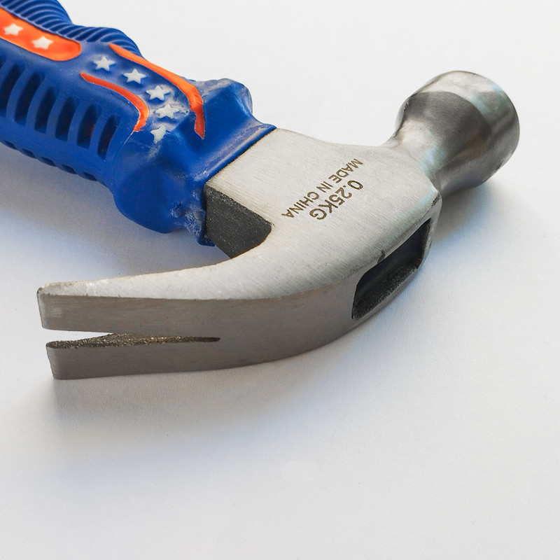 چکش دوشاخ مدل 001 وزن 350 گرم چکش دوشاخ مدل 001 وزن 350 گرم