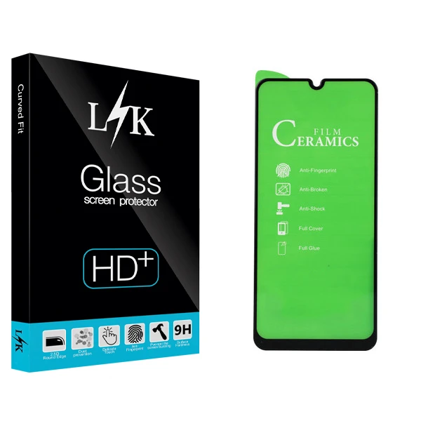 محافظ صفحه نمایش سرامیکی ال کی مدل Hard glass مناسب برای گوشی موبایل سامسونگ Galaxy A30