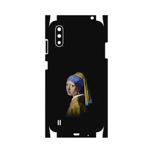 MAHOOT Girl with a Pearl Earring of Vermeer-FullSkin Cover Sticker for Samsung Galaxy A01