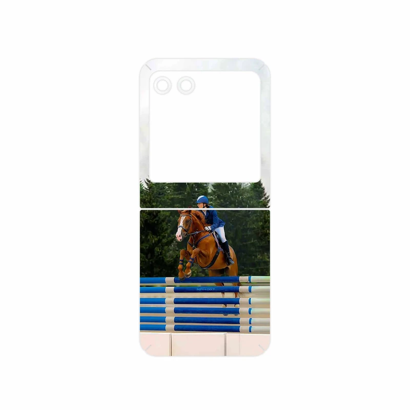 برچسب پوششی ماهوت مدل Equestrianism مناسب برای گوشی موبایل موتورولا Razr 40 Ultra