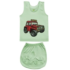 ست تاپ و شورت نوزادی کارانس مدل SSG-247