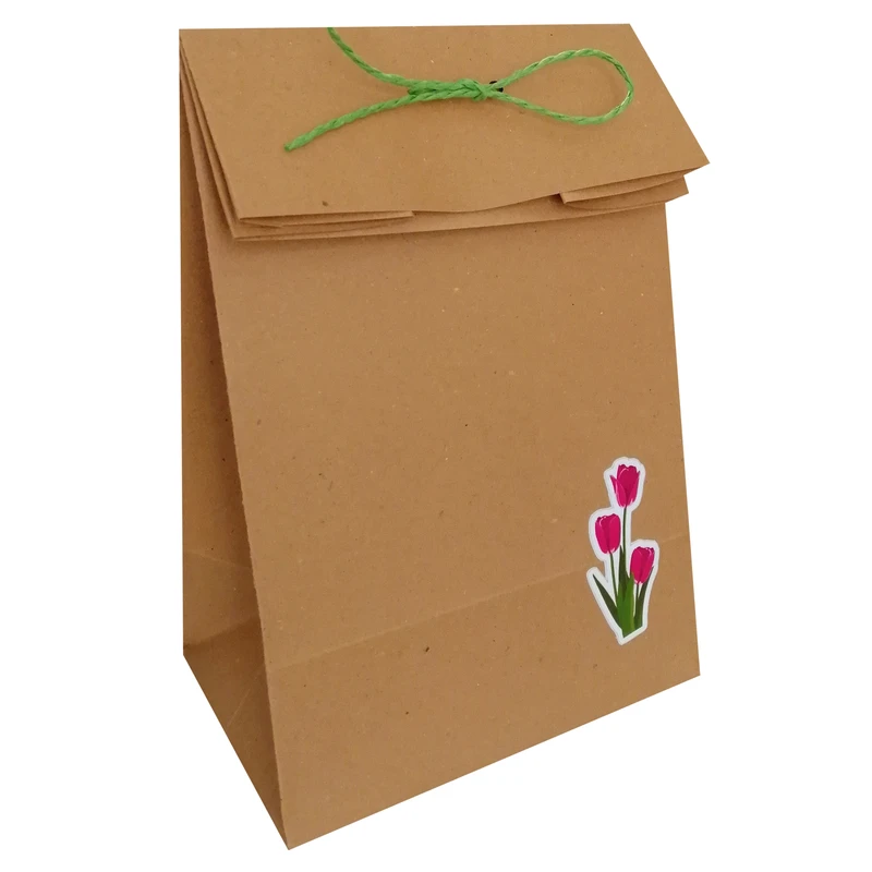 پاکت هدیه مدل سال نو و گل لاله مجموعه 10 عددی