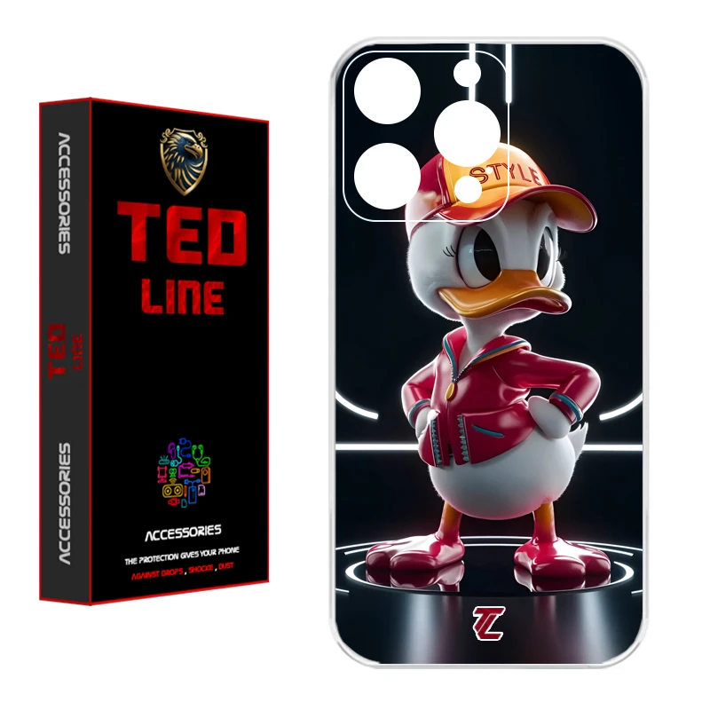 کاور تد لاین طرح دانلد داک کد 1137 مناسب برای گوشی موبایل اپل Iphone 16 Pro 