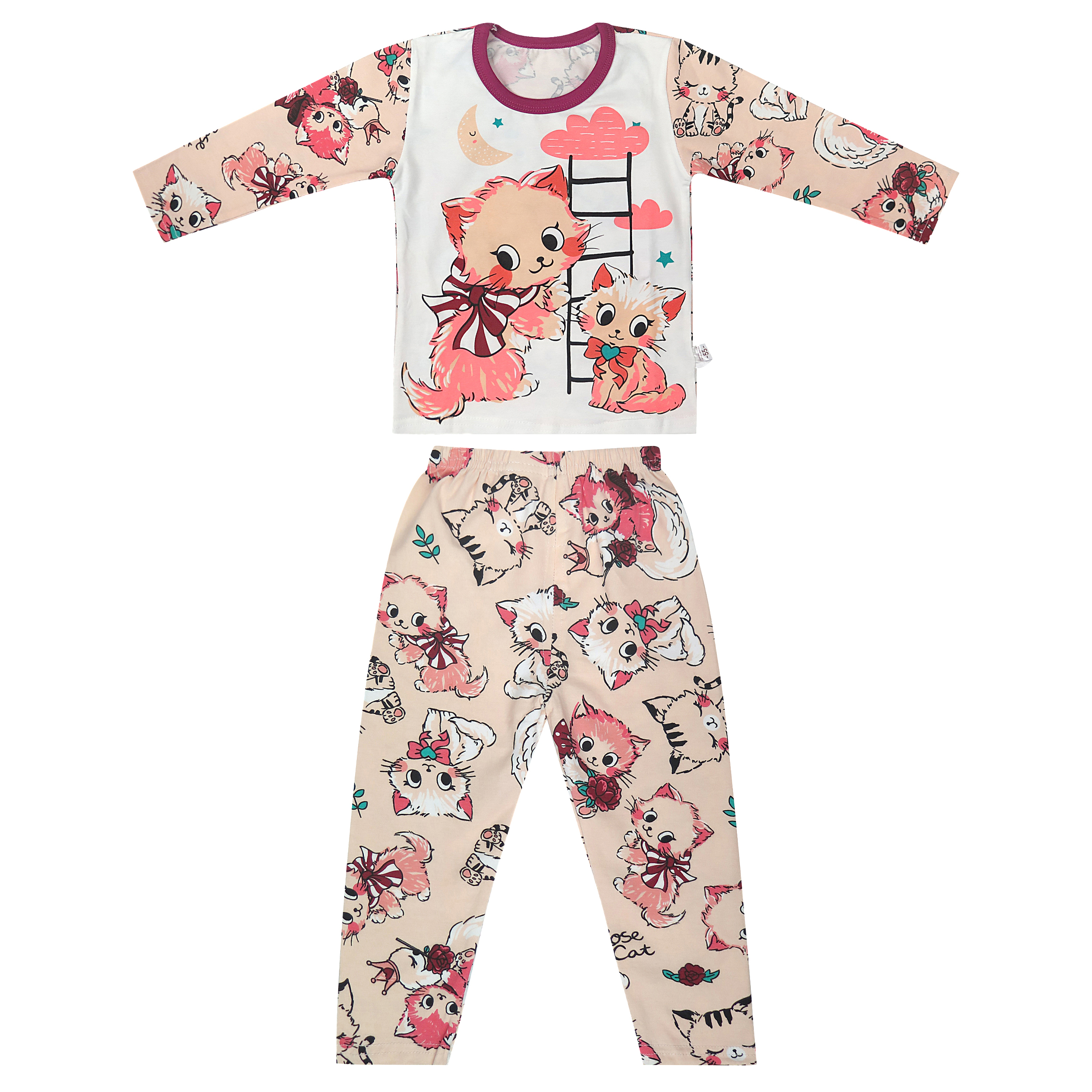 ست تی شرت و شلوار دخترانه کد BSH13