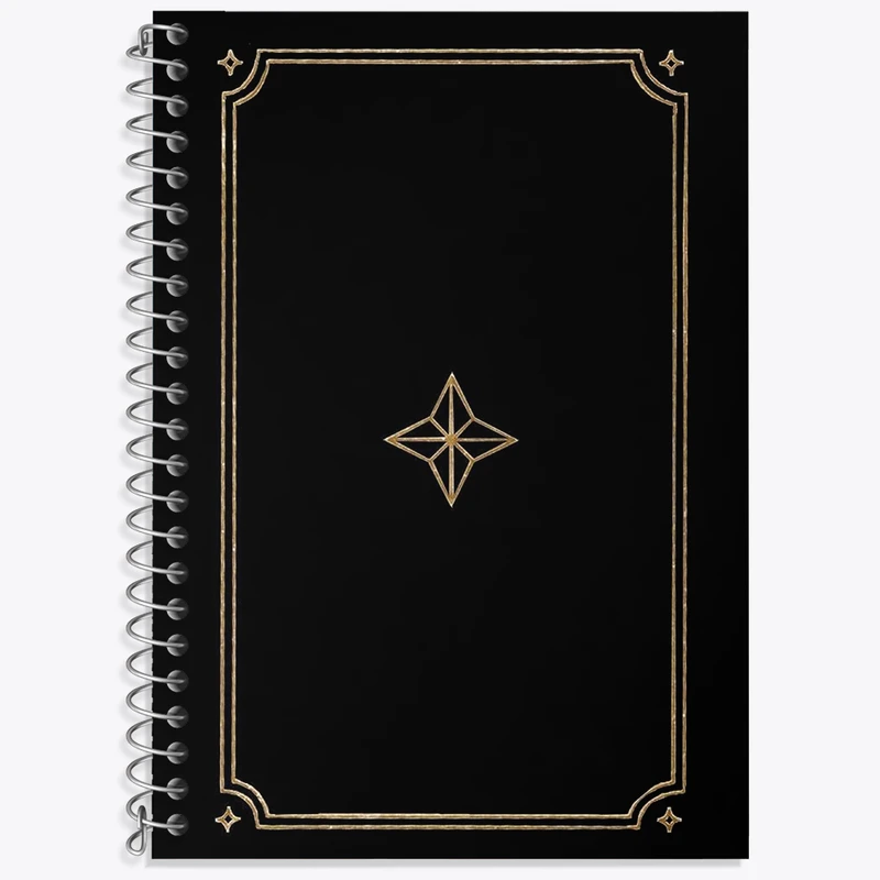 دفتر زبان 50 برگ خندالو مدل سه خط طرح Aesthetic کد N2297