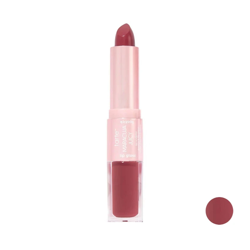 رژ لب مایع براق دو سر تارت مدل Maracuja Juicy رنگ Honeysuckle حجم 2میلی لیتر