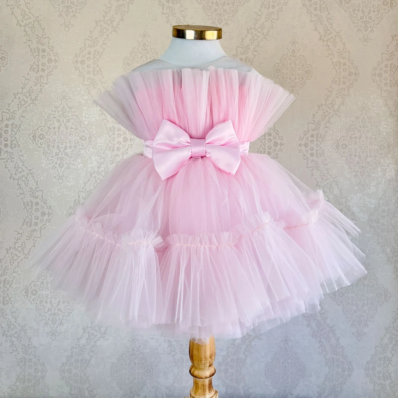 عکس شماره 7 : پیراهن بدون آستین یقه گرد دخترانه مدل پاپیون