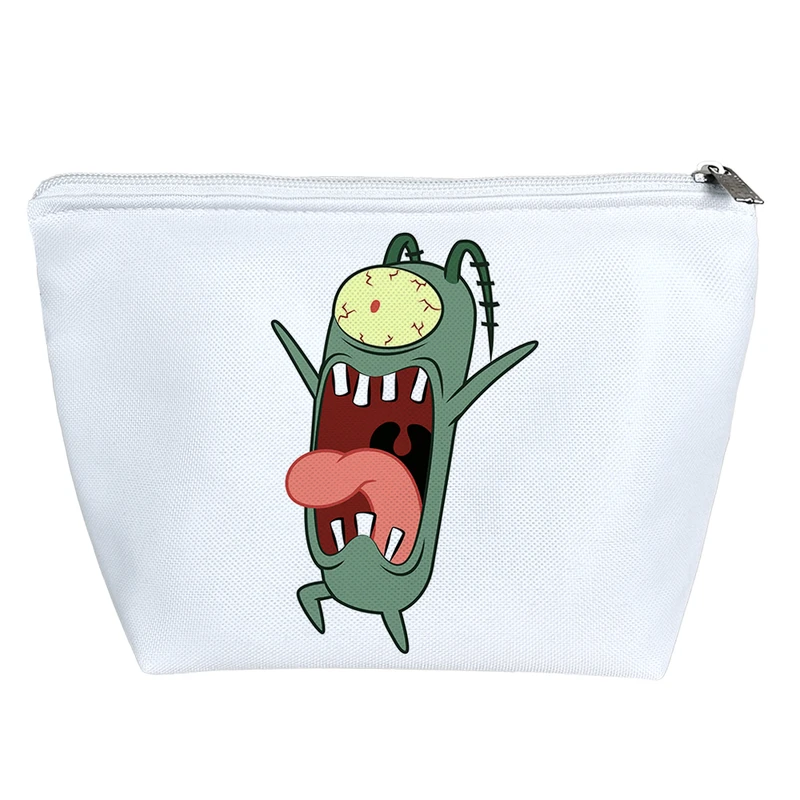 کیف لوازم آرایش دخترانه خندالو مدل باب اسفنجی کد 5738